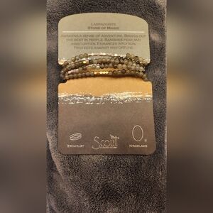 Labradorite convertible necklace/bracelet